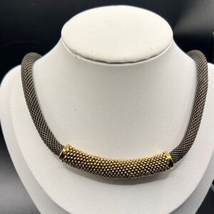 Vintage Bruce Cabot Mesh Necklace